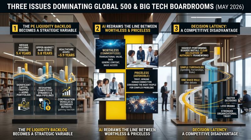 The 3 issues quietly dominating Elite boardrooms right now. — original post image