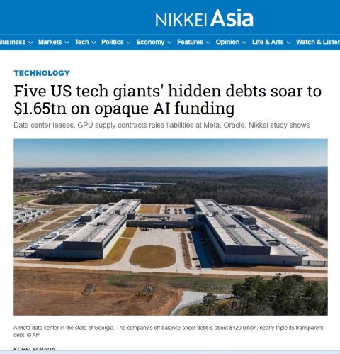 When $1.65 Trillion Lives in the Footnotes: The Hidden Structural Risk in the AI Buildout 🎯📊📉📈 — original post image